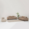 Foshan Furniture Factory Fabric Misya Sofa Loveseat Chair Set Living Room Couches