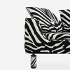 Luxury Living Room Furniture Couch Zebra Fabric Sofa