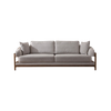 Foshan Bulk Sofa Suppliers Solid Wood Base Fabric Couch Acara Sofa Set