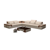 Yaphet Modern Leather Sectional Furniture Italian Lounge Sofas