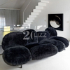 Modern Designer Leisure Furniture Fluffy Fabric Cloud Sofa