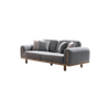 Natural Solid Wood Frame Upholstered Fabric Luxury Furniture Baronni Sofa Set