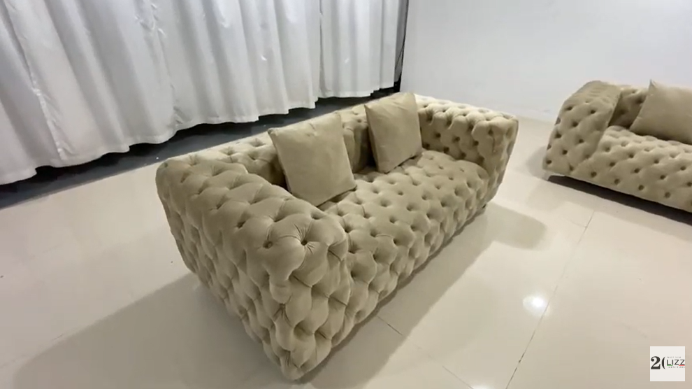 NEW promotion chesterfield sofa & loveseat & chair