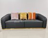 Luxury Italian Leather Couch Sectional Sofa Loveseat and Chair