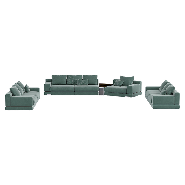 Luxury Sectional Sofa Fabric Seven Seater Sofa Set