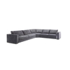 Furniture Wholesaler Versus Composizione Fabric Corner Sectional Sofa