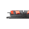 Italian Design Grey Velvet Air Sofa for Home Office and Hotel