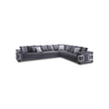 Foshan Luxury Sofa Factory Supplier Vertigo Composizione Sectional L-shape Sofa Set