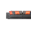 Direct Sofa Suppliers Fabric Couches with Middle Console Madison Grand Sofa