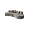 Wholesale Furniture Distributors Canapé De Luxe Paris Sofa Set Curve Fabric Sofa
