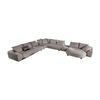 Premium Sofa Collections Middle East Furniture Boucle Suede Fabric Corner Sectional Sofa