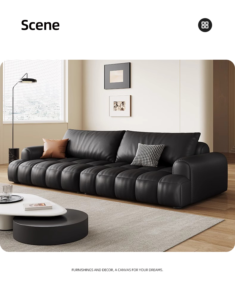 checkered sofa 6616# (3)