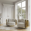 Upholstered Furniture Wholesalers Luxury Fabric Sillón Imperfectio Round Armchair