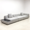 Foshan Sofa Lizz Furniture Linen Fabric Italian Design Sectional Supermoon Sofa