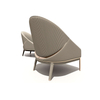 Luxury Leather Majlis accent Rosemary Chairs for Living Room And Bedroom