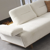 Foshan Sofa Factory Fabric Lounges Alba Sofa Set with Solid Wood Base