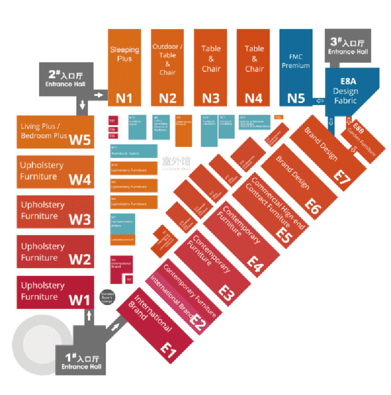 Furniture-China-2025-Hall-Layout-SNIEC-Pudong-Shanghai-600x607