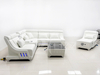 Futuristic Functional Leather Sectional Corner Sofa And Chaise with Music Player And Led Light