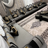 Arabic Furniture for Cafes Jalsa Set Morrocan Wooden Bench Sofa Majlis Sofa