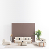 Foshan Modular Nordic Sofa Beige Boucle Fabric Dukha Sofa Set