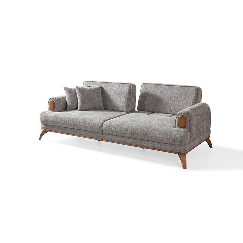 Traditional Fabric Lounge Wooden Damla Sofa Set Sofa Loveseat