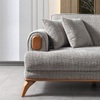 Traditional Fabric Lounge Wooden Damla Sofa Set Sofa Loveseat