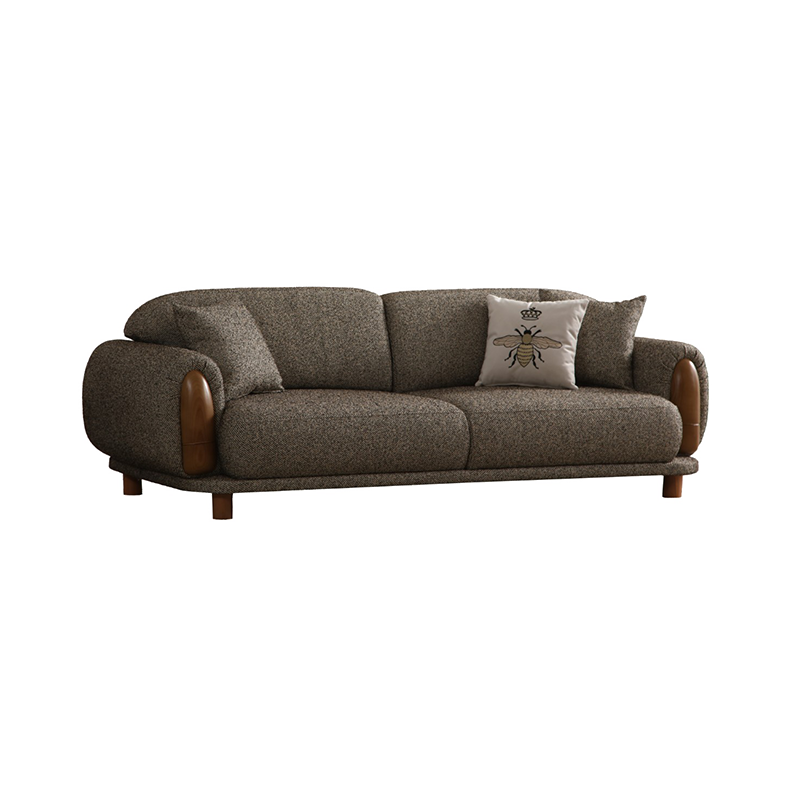 Turkish Linen Fabric Sofa Set Sofa Loveseat And Chair Dolce Sofa Set