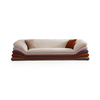 Modern Living Room Couches Color Fabric Layered Sofa Set
