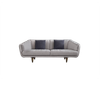 Modern Lounge Furniture Elegant Grey Fabric Matera Sofa Set