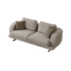 Divan Casa Commercial Living Room Modern 1+2+3 Fabric Lotus Sofa Set