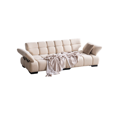 Foshan Sofa Factory Checked Design Fabric Couch Liberta Sofa Set