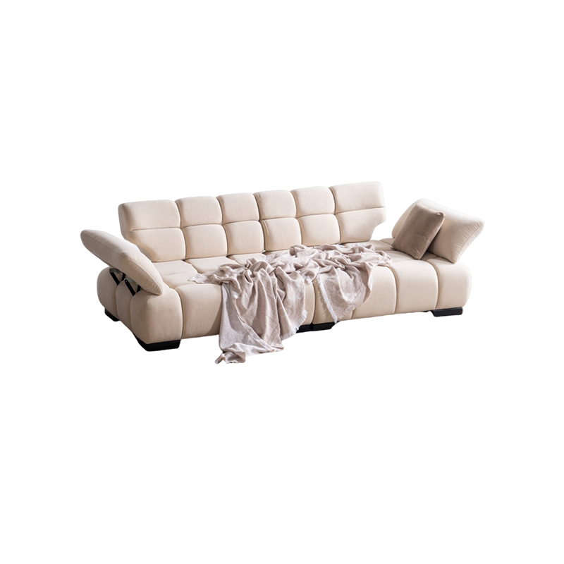 Foshan Sofa Factory Checked Design Fabric Couch Liberta Sofa Set