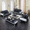 Contemporary Fine Furniture Living Room Set Leather Sectional Sofa