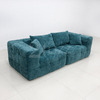 Compression Sofa in Box Three Seater Corduroy Chenille Fabric Compressed Sofa