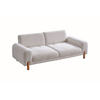 Nordic Sleeper Sofa Beige Couch Mudanya Sofa Set
