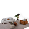 Low Profile Modern Luxury Couch Neutral Color Minimalist Axis Sofa Set
