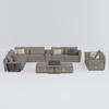 Luxury Sectional Corner Sofa Set Visionnaire Modern Sofa with Center Table