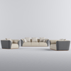 Contemporary Sofa Furniture Italian Modern Leather Couch Set