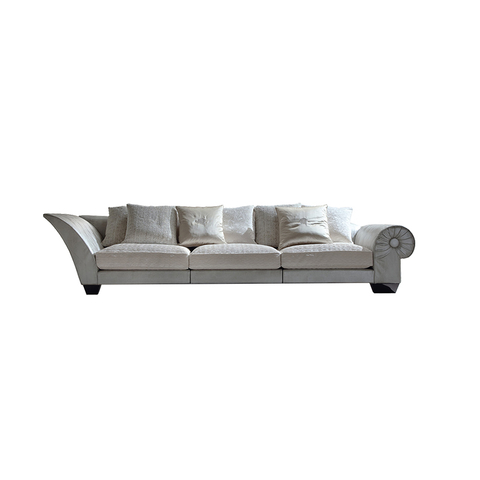 Divani Casa Italian Design Fabric Couch Alchemy Three Seater Sofa