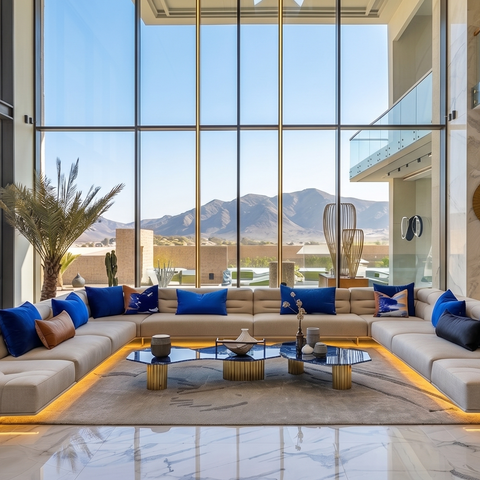 Italian-inspired Luxury Sofa Manufacturer New Style Arabic Majlis Floor Custom Villa Sofa