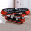 Traditional Big Red And Black Living Room Sofa