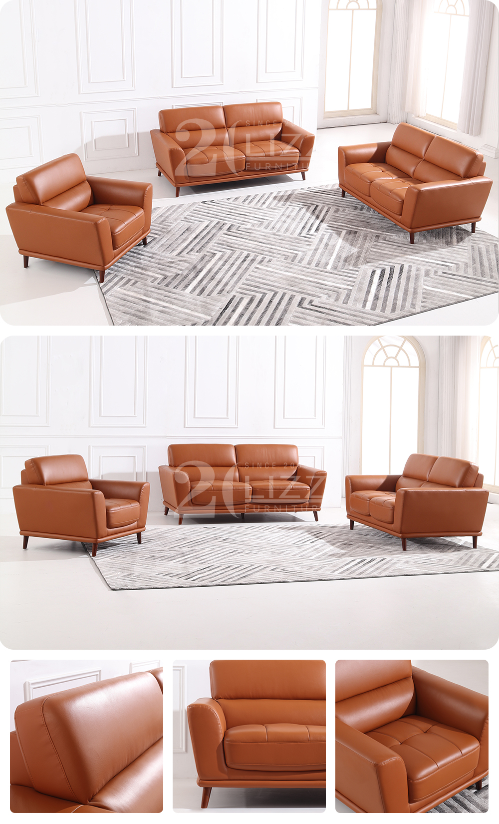 leather sofa