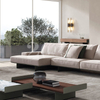 Living Room Italian Design Furniture Corner Sectional Fabric Sofa Set