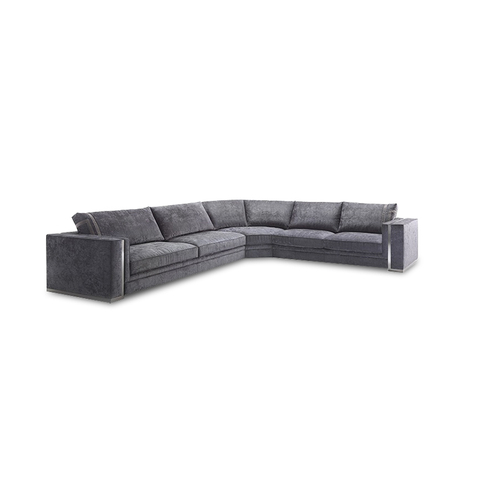 Furniture Wholesaler Versus Composizione Fabric Corner Sectional Sofa