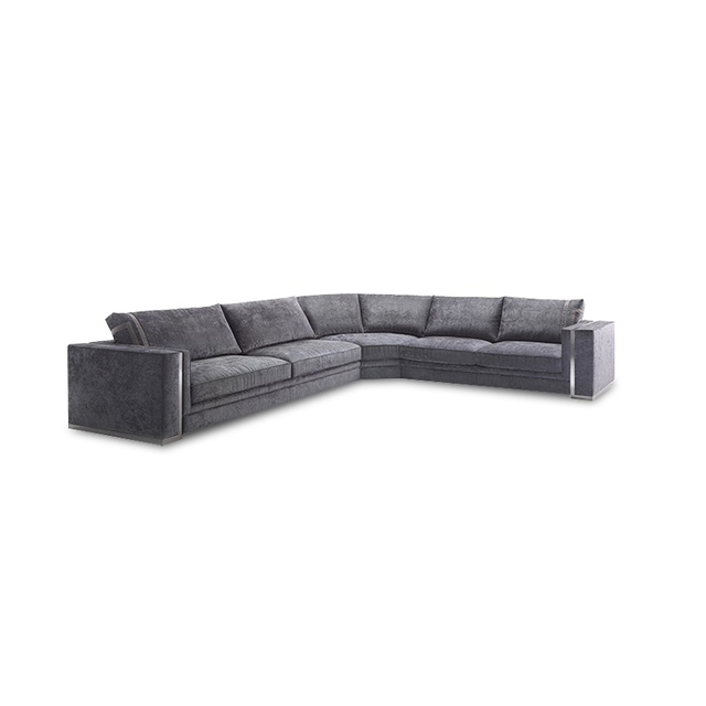 Furniture Wholesaler Versus Composizione Fabric Corner Sectional Sofa