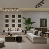 Direct Factory Sofa Suppliers in Dubai Lux Fabric Lounges West Sofa Set