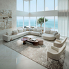 Premium Sofa Collections Middle East Furniture Boucle Suede Fabric Corner Sectional Sofa