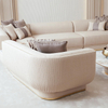Modern Living Room Fabric Lounge Oscar Corner Sectional Sofa Set
