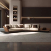 B2B Italian Designer Sofa Supplier Fabric Corner Sectional Ferrari Sofa