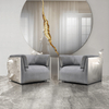 Custom Luxury Modern Designer Couch Versailles Armchair with Sculpture Back